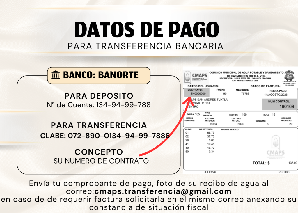 datos de pago